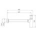 Crosswater Tall Bottle Trap - Slate (BTR0402T) - thumbnail image 3
