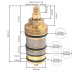 Crosswater thermostatic cartridge (TCG1210FA2) - thumbnail image 3