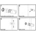 Croydex 18-25mm push on universal shower head holder - chrome (AM710141) - thumbnail image 3