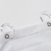 Croydex 2000mm x 2000mm high performance/professional textile shower curtain - white (GP85107) - thumbnail image 3