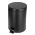 Croydex 5L Soft Close Matt Black Pedal Bin (AJ657321) - thumbnail image 3