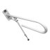 Croydex 850mm Fold Away Hand Rail With Drop Down Leg - White (AP502922) - thumbnail image 3