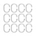 Croydex C Shaped Curtain Ring - Clear (AK142132) - thumbnail image 3