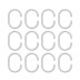 Croydex C Shaped Curtain Ring - White (AK142122) - thumbnail image 3