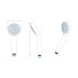 Croydex Contour Mini Two Function Shower Head - Chrome (AM163041) - thumbnail image 3