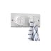 Croydex Double Cloth Holders - White (DB362110U) - thumbnail image 3