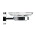 Croydex Flexi-Fix Britannia Soap Dish and Holder - Chrome (QM581941) - thumbnail image 3