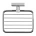 Croydex Flexi-Fix Chester Soap Basket - Chrome (QM441641) - thumbnail image 3