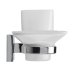 Croydex Flexi-Fix Everson Soap Dish and Tumbler - Chrome (QM557941) - thumbnail image 3