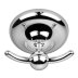 Croydex Flexi-Fix Grosvenor Chrome Double Robe Hook (QM701741) - thumbnail image 3