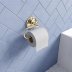 Croydex Flexi-Fix Grosvenor Gold Toilet Roll Holder (QM701103) - thumbnail image 3