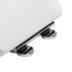 Croydex Garda Flexi-Fix Toilet Seat - White (WL600922H) - thumbnail image 3