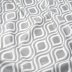 Croydex Grey Medallion Textile Shower Curtain (AF290231H) - thumbnail image 3