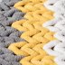 Croydex Grey, White and Yellow Patterned Bathroom Mat (AN170101) - thumbnail image 3