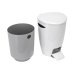 Croydex Plastic Bathroom Bin - White/Grey (AJ670122) - thumbnail image 3