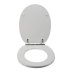 Croydex Portland Flexi-Fix Toilet Seat - White (WL601122H) - thumbnail image 3