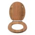 Croydex Rutland Flexi-Fix Toilet Seat - Solid Oak (WL602376H) - thumbnail image 3