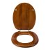 Croydex Solid Wood Toilet Seat - Antique Pine (WL515041) - thumbnail image 3