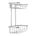 Croydex Stainless Steel Two Tier Cosmetic Basket (QM390541) - thumbnail image 3