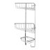 Croydex Three Tier Corner Basket - Chrome (QM262841) - thumbnail image 3