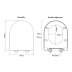 Croydex Varano Soft Close Toilet Seat - White (WL401822H) - thumbnail image 3