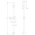 Croydex Vario Riser Rail - Chrome (AM163741) - thumbnail image 3