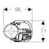 Daryl spare Geberit filling valve (RTA034NF) - thumbnail image 3