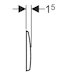Geberit Kappa50  Dual Flush Plate - Gloss Chrome (115.260.21.1) - thumbnail image 3
