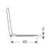 Geberit myDay Toilet Seat - White (575410000) - thumbnail image 3