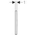 Geberit Omega30 Dual Flush Plate - White/Matt Chrome (115.080.KL.1) - thumbnail image 3
