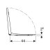 Geberit Selnova Comfort Toilet Seat - Carmine Red (500.133.00.2) - thumbnail image 3