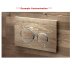 Geberit Sigma21 Customisable Dual Flush Plate - Customised / Chrome (115.884.00.1) - thumbnail image 3