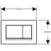 Geberit Sigma30 Dual Flush Plate - Matt/Gloss Chrome (115.883.JQ.1) - thumbnail image 3