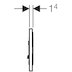 Geberit Type 10 Flush Plate - Gloss/Matt Chrome (115.758.KN.5) - thumbnail image 3