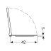 Geberit Xeno2 Square Toilet seat - White (500.537.01.1) - thumbnail image 3