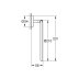 Grohe Bau Cosmopolitan Towel Ring - Chrome (40460001) - thumbnail image 3