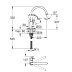 Grohe Bauloop Single Lever Sink Mixer - Chrome (31232001) - thumbnail image 3