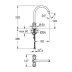 Grohe Costa L Sink Mixer - Chrome (31829001) - thumbnail image 3