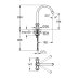 Grohe Costa L Sink Mixer - Chrome (31831001) - thumbnail image 3