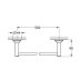 Grohe Essentials Authentic Towel Rail - Chrome (40653001) - thumbnail image 3
