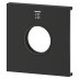 Grohe Grohtherm Aqua Tiles Exchangeable Metal Plate & Symbol - Head Shower 1 - Phantom Black (106887KF00) - thumbnail image 3