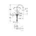 Grohe Minta Single Lever Sink Mixer - Brushed Hard Graphite (32917AL0) - thumbnail image 3