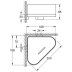 Grohe Selection Corner Shower Tray With Holder - Brushed Hard Graphite (41038AL0) - thumbnail image 3
