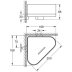 Grohe Selection Corner Shower Tray With Holder - Hard Graphite (41038A00) - thumbnail image 3