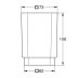 Grohe Selection Cube Glass - Clear (40783000) - thumbnail image 3
