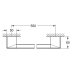 Grohe Selection Cube Grip Bar/Towel Bar - Chrome (40807000) - thumbnail image 3