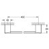 Grohe Selection Cube Towel Rail - Chrome (40767000) - thumbnail image 3