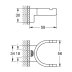 Grohe Selection Double Robe Hook - Warm Sunset (41049DA0) - thumbnail image 3