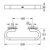 Grohe Selection Grip Bar - Polished Nickel (41064BE0) - thumbnail image 3