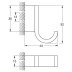Grohe Selection Single Robe Hook - Brushed Hard Graphite (41039AL0) - thumbnail image 3